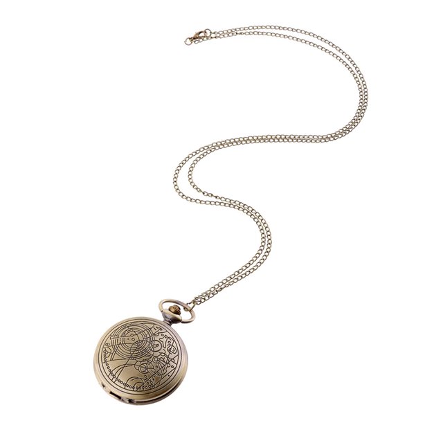 Guardurnaity Vintage Antique Bronze Steampunk Quartz Pocket Necklace Watch Pendant Chain Relojes