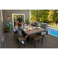 thumbnail image 3 of Outdoor Greatroom KW-1242-K Kenwood Linear Dining Height Gas Fire Pit Table, 3 of 6