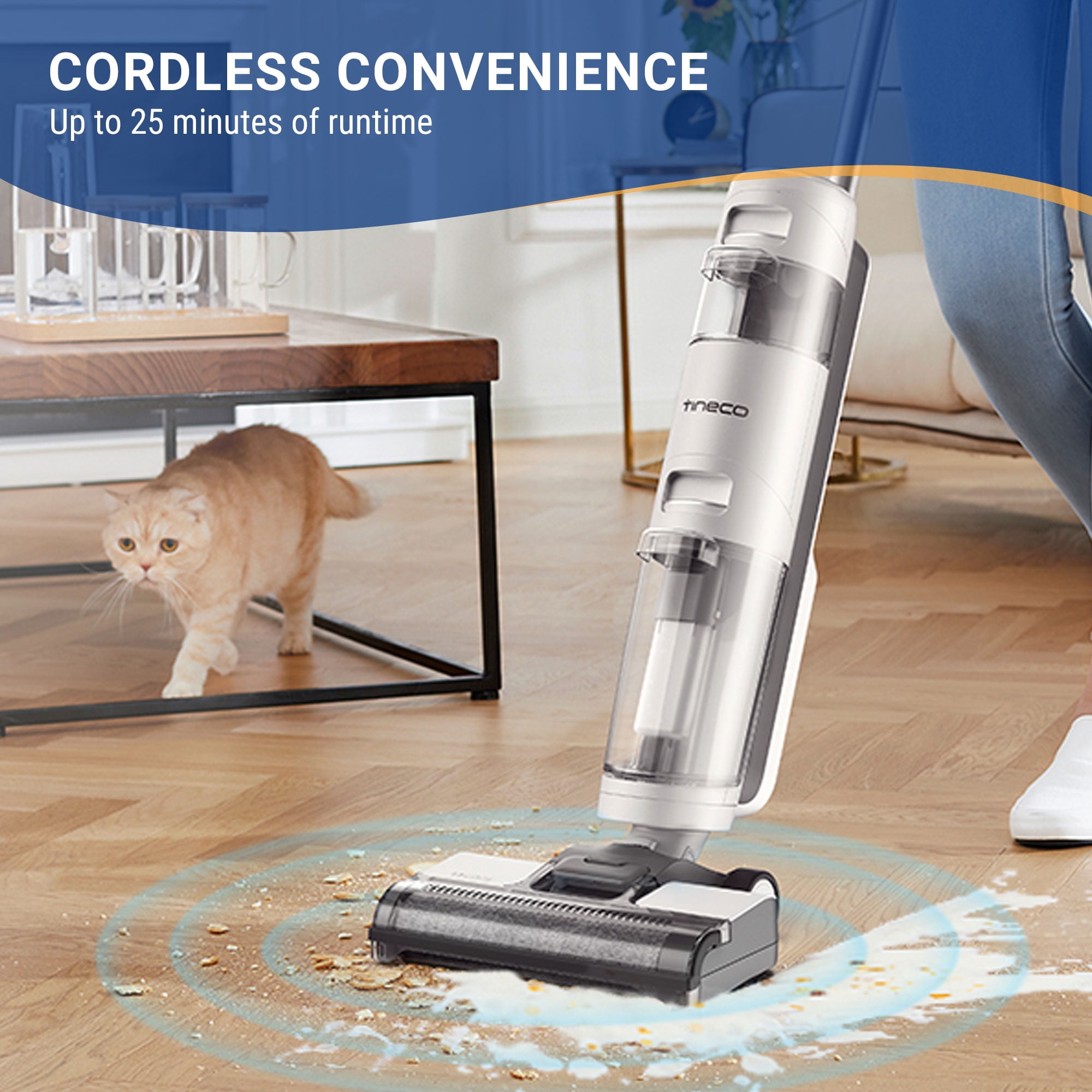 TINECO ifloor 3 breeze complete 掃除機 Tineco iFloor 3 Breeze Cordless Wet Dry Vacuum / Mop, Multi