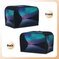 thumbnail image 3 of Sikiie Night At Lake Aurora Toaster Covers 2 Slice Dustproof Toaster Cover Bread Machine Cover, Dustproof Cover - 11.4" x 7.5" x 7.9", 3 of 7