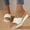 White, variant on Beach Sandals Slipper Woman Sandal Wedges Women'S Flat Shoes Ladies Beach Sandals Summer Non-Slip Causal Slippers Womens Slippers Flat Sandals