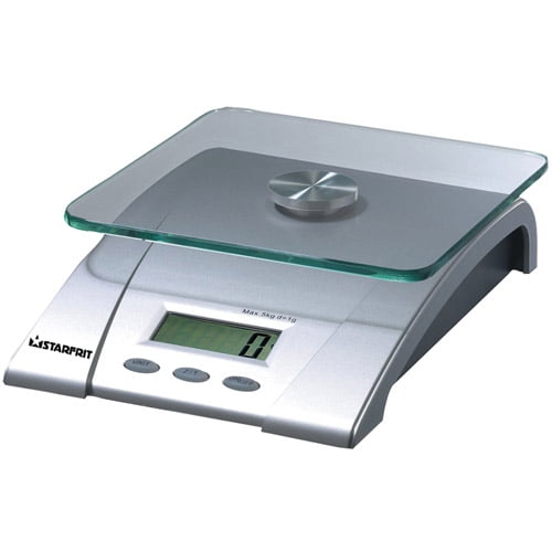 Starfrit 093016 Electronic Kitchen Scale with Glass Top