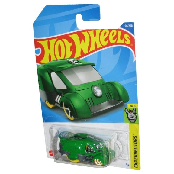 Hot Wheels Experimotors 4/10 (2021) Green See Me Rollin' Toy Car 54/250
