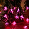 thumbnail image 4 of Skksst Christmas Fairy Light LED Snowflake String Light Battery Operated Waterproof Hanging Cutain Light 10ft, 4 of 7