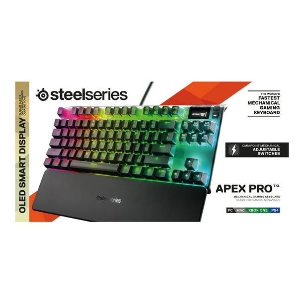 SteelSeries Apex Pro TKL - Keyboard - with display - backlit