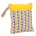 thumbnail image 2 of Cartoon Pattern Wet Dry Diaper Bag Cute Portable Nappy Pouch for Travel #2, 2 of 5