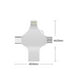 thumbnail image 2 of 4 In 1 Metal Cross Mobile Phone Usb Flash Drive Fit Universal Apple Huawei Type Android Computer Usb Flash Drive (8gb), 2 of 5