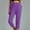 A01_Purple, variant on pbnbp Plus Size Capri Pants for Women Summer Solid Cotton Linen High Waisted with Pockets Casual Pants Womens Capris Dressy