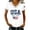 White#9527, variant on CONZONE Womens Usa 250Th Anniversary T-Shirts Short Sleeve Independence Day T Shirts for Women Casual V Neck Patriotic Usa Letter Graphic Lightweight Tees Soft Cozy Dailywear