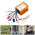 thumbnail image 1 of Brush Motor Control Box, Anti Reverse Polarity Protection Brush Motor Controller 24V 250W Aluminium Alloy  for Electrical Scooter, 1 of 7