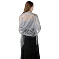 thumbnail image 1 of Minnieouse Bufanda de mujer, bufandas, chales de borlas con flecos de encaje de flores, capa de boda para dama de honor, chal Vintage portátil para fiesta Ropa, zapatos y accesorios Miscelánea Gris Minnieouse AP015018-13, 1 of 6
