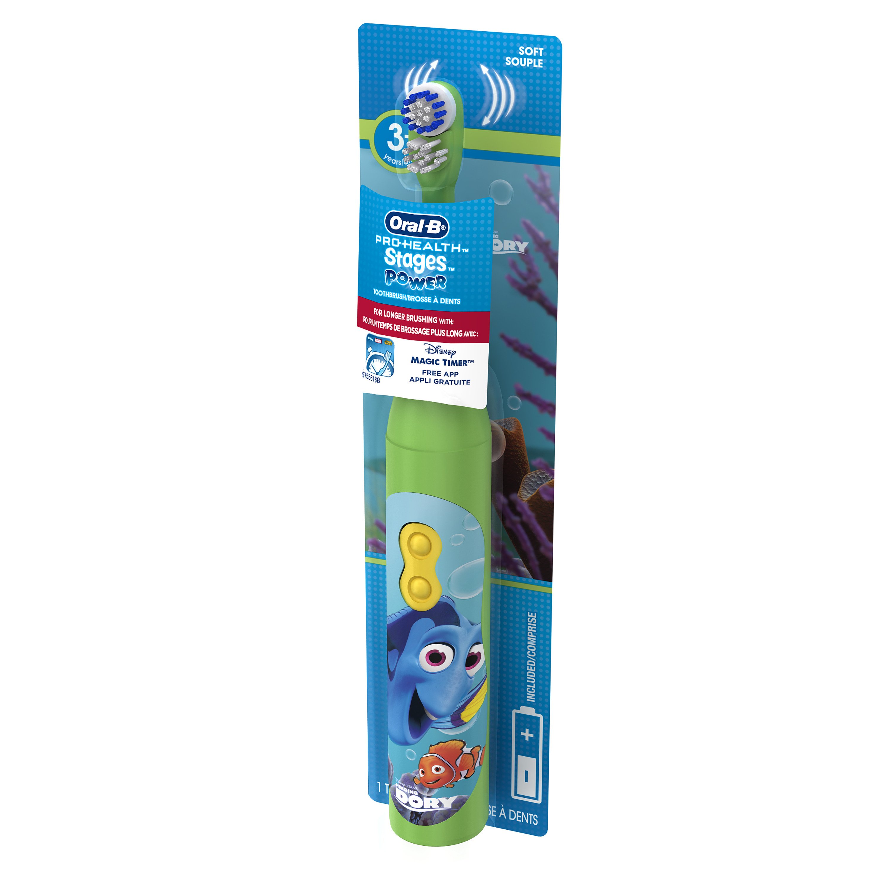 Oral-B Kids Pro-Health Stages Finding Dory Battery Electric Toothbrush - image 3 of 6