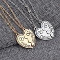 thumbnail image 1 of Milisten geschenke mutter Elegant 2Pcs Matching Puzzle Heart Design for Women, 1 of 5