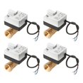 thumbnail image 1 of 4X Ac220V Actuador Eléctrico Motorizado de la Válvula de Bola de 2 Alambres de la Manera Dn15 2 con El Interruptor Manual, 1 of 5