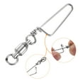 thumbnail image 5 of Unique Bargains 114LBS Roulement à Billes en Acier Inoxydable Pêche Snap Pivotants, 20 Pack, 5 of 5