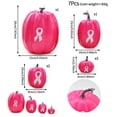 thumbnail image 2 of 7pcs Artificial Pumpkins Decor Foam Fake Decorative Pumpkins Plastic Pumpkins for Halloween Thanksgiving Autumn Harvest Home Decorations,D, 2 of 5