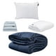 thumbnail image 1 of Edredón Individual DICASA Homy Azul Marino Sábanas Softy Protector Cloud Almohada One, 1 of 8