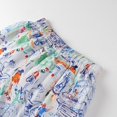 thumbnail image 4 of HH TRAF Otoño Mujer Elegante Estampado De Graffiti Pantalones Cortos Pantalones Cortos De Cintura Alta Elástica Pantalones Cortos De Calle Para Mujer, 4 of 4