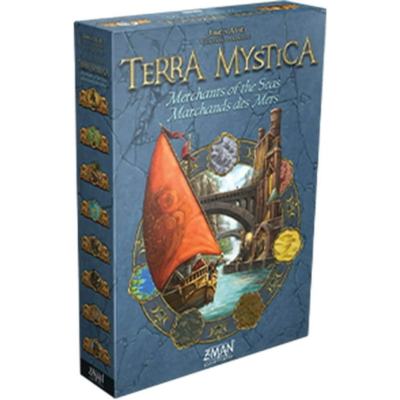 Capstone Games: Terra Mystica: Merchants of the Seas - Expansion to Terra Mystica Strategy Board Game, 2-5 Players, Ages 14 , 120 Min Game Play