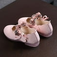 thumbnail image 5 of Penkiiy Toddler Shoes Baby Girls Princess Soft Non-slip Flowers Summer Leather Sandals Toddler Sandals Wonder 2-2.5 Years Pink On Clearance, 5 of 6