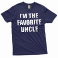 thumbnail image 5 of Men's Funny I am the favorite uncle Tshirt Birthday gift uncle shirt men's gift tee father's day tee (3X-Large Military Green), 5 of 7