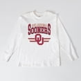 thumbnail image 3 of Women's Gameday Couture White Oklahoma Sooners Oversized Swift Strike Long Sleeve T-Shirt, 3 of 4