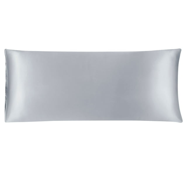 Unique Bargains Taie d'Oreiller en Satin de Luxe Rafraîchissante Anti-Rides Longue Taie d'Oreiller Soyeuse