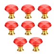 thumbnail image 1 of 8pcs Crystal Knobs For Furniture Easy-to-install Wide Range Of Applications Kitchen Cabinet Handle, 1 of 6