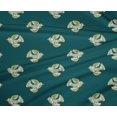 thumbnail image 4 of oneOone Polyester Lycra Fabric Dot & Bird Block Decor Fabric Printed BTY 56 Inch Wide, 4 of 4