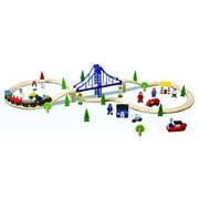 KidKraft 55-Piece Train Set