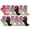 Assorted Ankle X, variant on Yacht & Smith Pink Ribbon Breast Cancer Awareness Ankle/Crew Socks for Women (Assorted Ankle, 12)