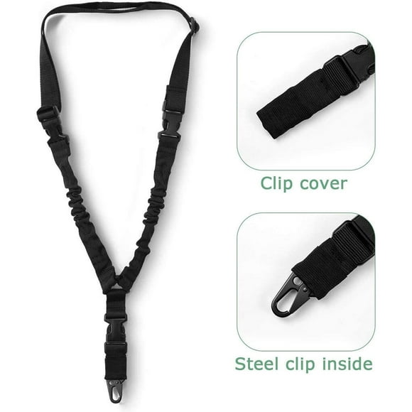 Single Point Sling Quick Release Camera single point sling Shoulder Strap Hunting point sling Adjustable Shoulder Belt, Black