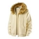 thumbnail image 2 of pstuiky manga larga para hombre, Chaqueta tipo cárdigan con cremallera y capucha de manga larga de color liso para hombre camisetas de hombre l, 2 of 5