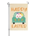 thumbnail image 5 of Outdoor Bunny Decor Easter, Easter Garden Sign 12x18 Inch Spring Garden Outdoor Sign Personalized Easter Decorations Double Sided Easter Yard Decoration Gift, 5 of 7