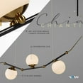 thumbnail image 5 of VONN Chianti 54" ETL Certified Integrated LED Aluminum Chandelier -Antique Brass, 5 of 7