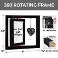thumbnail image 3 of Grandpa Memorial Rotating Photo Frame, Cardinal Design, Loss of Grandpa Keepsake, Memorial Gift for Grandpa in Heaven, Remembrance Frame, 3 of 5
