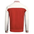 thumbnail image 3 of COOFANDY Men's Varsity Letterman Jackets Red Baseball Coats Lightweight Bomber Jacket Button Down Jacket, 3 of 9