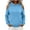 Light Blue, variant on Oksale Womens Cold Shoulder Hoodies with Pocket Cozy Long Sleeve Sweatshirt Pullover Moisture Wicking Fall Outfits Khaki M