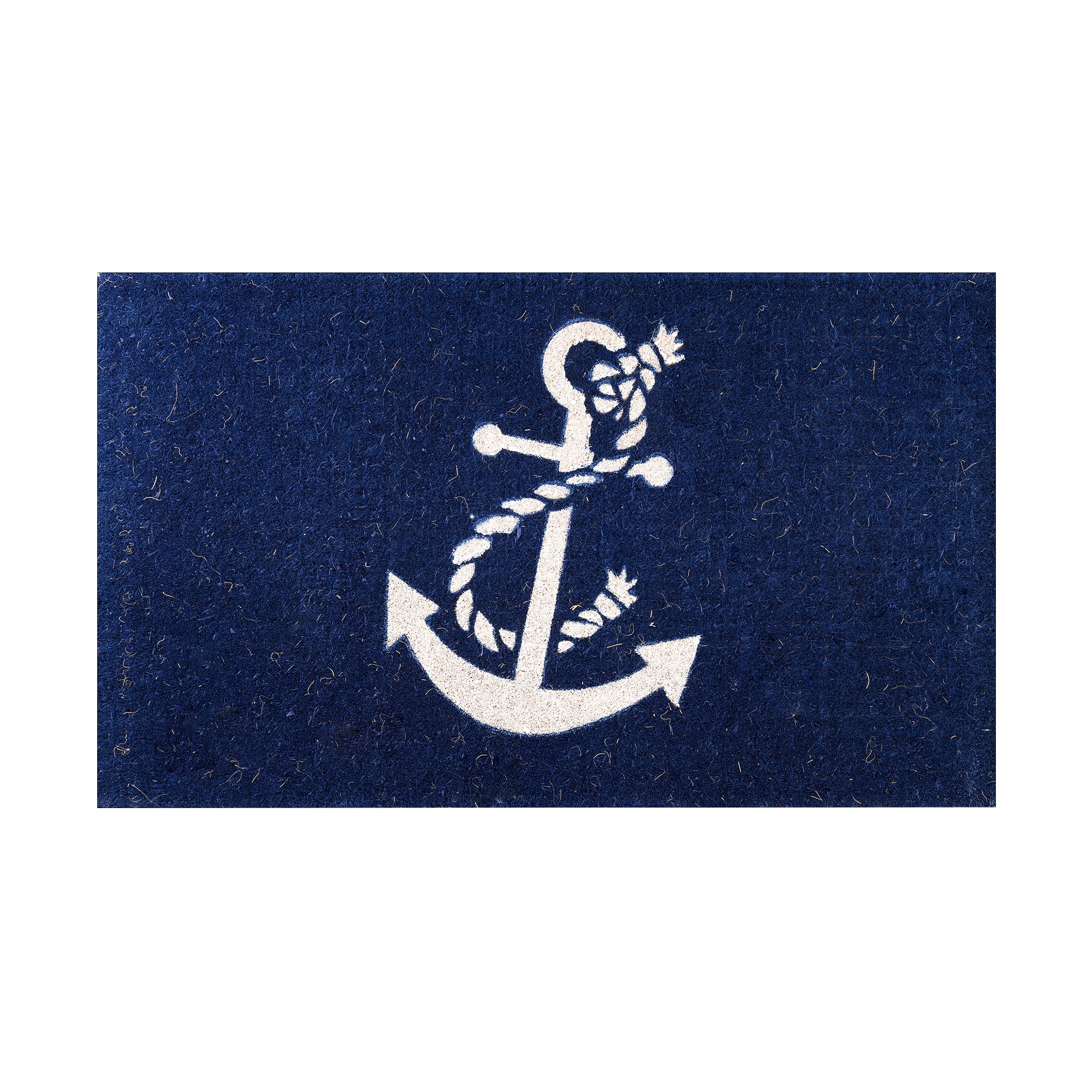 Envelor Home and Garden Nautical Anchor Coir Doormat Coastal Coco