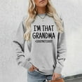 thumbnail image 2 of Funny Grandma Life Shirt Women Crewneck Pullover Tops Casual Long Sleeve Crew Neck Mom Sweatshirts, 2 of 4