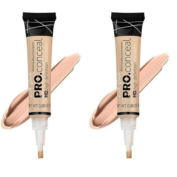 Corrector L.A. Girl Pro Conceal HD Classic Ivory, 8 ml (paquete de