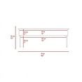thumbnail image 3 of TUHOME Kaskade Lift Top Coffee Table with Engineered Wood and Metal Legs, Brown, 3 of 13