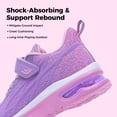thumbnail image 2 of JOYFON Kids Running Shoes for Boys Girls Children Tennis Sports Athletic School Walking Sneakers PinkPurple Toddler Size 9, 2 of 5