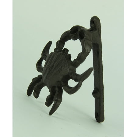 Rustic Brown Cast Iron Coastal Crab Door Knocker Walmart Canada