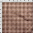 thumbnail image 4 of oneOone Cotton Poplin Brown Fabric Houndstooth Sewing Material Print Fabric By The Yard 42 Inch Wide, 4 of 4