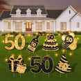 thumbnail image 1 of Letreros de cumpleaños para patio ComboJoy, 7 unidades, LED, decoración número 50, 1 of 7