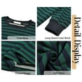 thumbnail image 5 of Fantaslook Striped Long Sleeve Shirts for Women Crewneck Tunic Tops Color Block Blouses Fall Pullover, 5 of 7