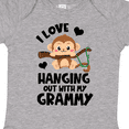 thumbnail image 4 of Inktastic Monkey I Love Hanging out with My Grammy Boys or Girls Baby Bodysuit, 4 of 5
