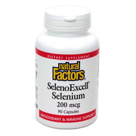 Natural Factors, SelenoExcell Selenium 200mcg, Antioxidant & Immune Support, 90 Capsules