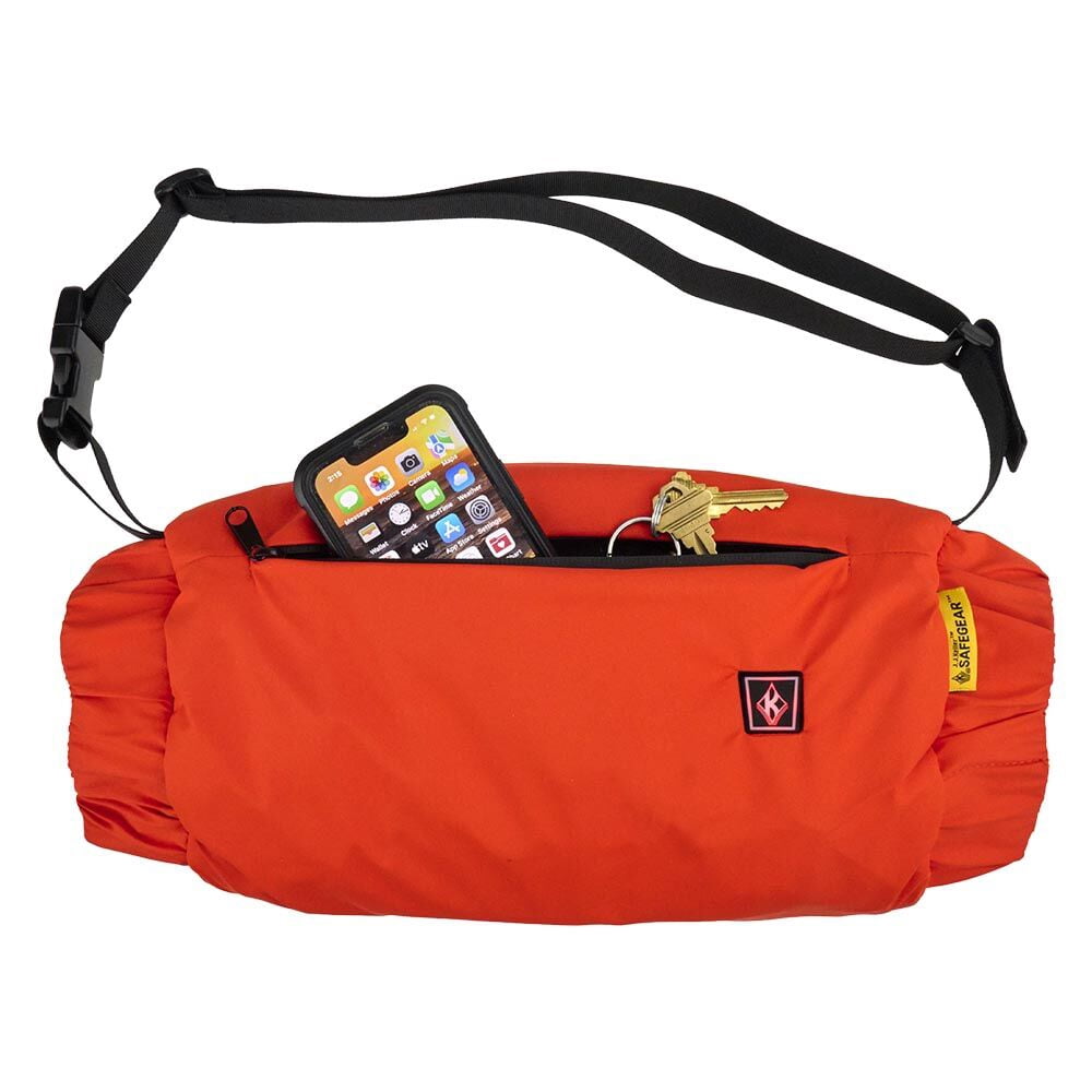 Heated Hand Warmer, Recharge, Up to 12 Hours of Warmth, Orange, SAFEGEAR